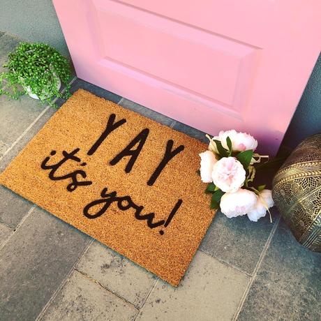 Walk All Over Me - Yay It's You! Doormat 40x60cm