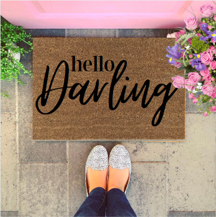 Walk All Over Me - Hello Darling! Doormat 40x60cm