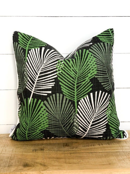 Restore Grace - Outdoor Cushion Pine Palm with White Piping 45cm