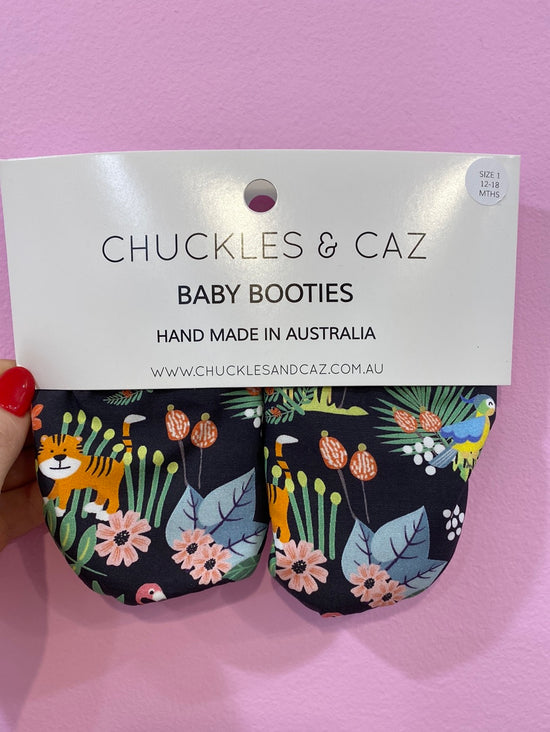 Chuckles & Caz -Jungle Baby Booties
