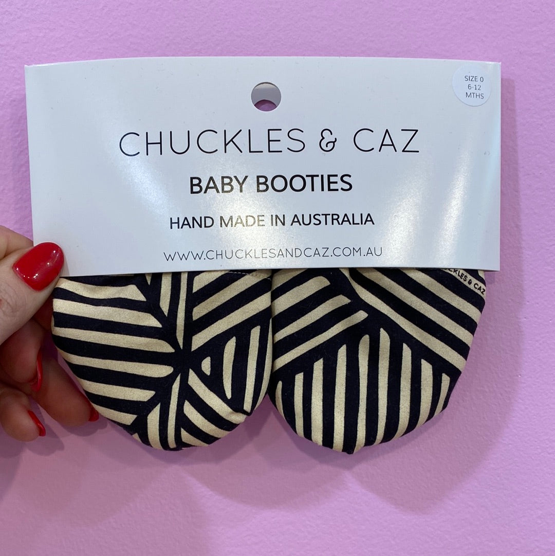 Chuckles & Caz - Tribal Geometric Baby Booties