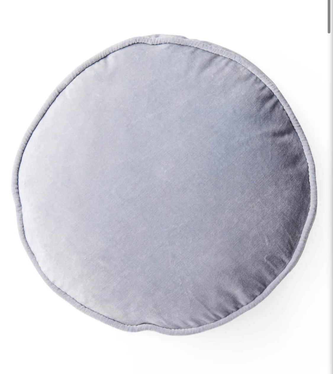 Kip & Co -   Fog Velvet Pea Cushion